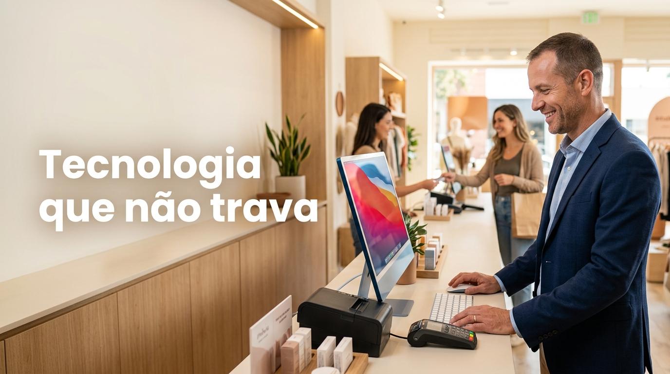 Computador Moderno em Ponto de Venda